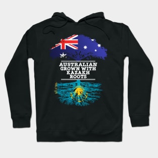 Australian Grown With Kazakh Roots - Gift for Kazakh With Roots From Kazakhstan Hoodie